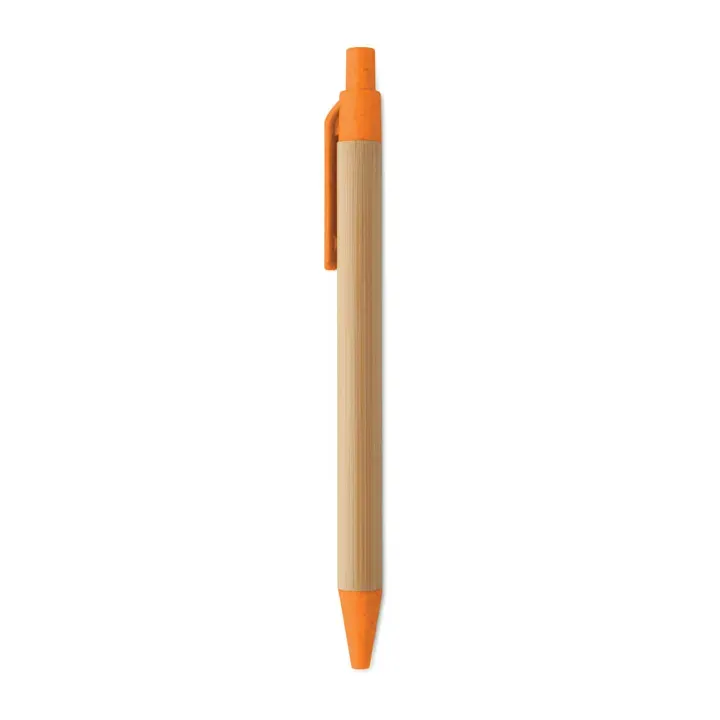 Push button ball pen in bamboo - MO2635 (MOCN#10)